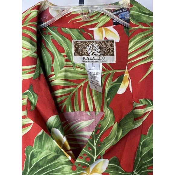 Kalaheo Made in Hawaii Men's Size Large,  Hawaiian ,Shirt vintage - Picture 13 of 16